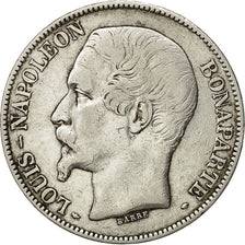 Moneta, Francia, Napoléon III, 5 Francs, 1852, Paris, BB, Argento, KM:773.1