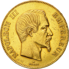 Monnaie, Second Empire, Napoléon III, 100 Francs or, 1858, Paris, TTB+, Gad 1135