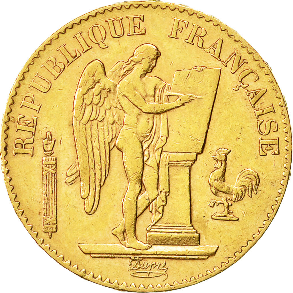 Monnaie, France, Génie, 20 Francs, 1889, Paris, TTB+, Or, KM:825, Gadoury:1063