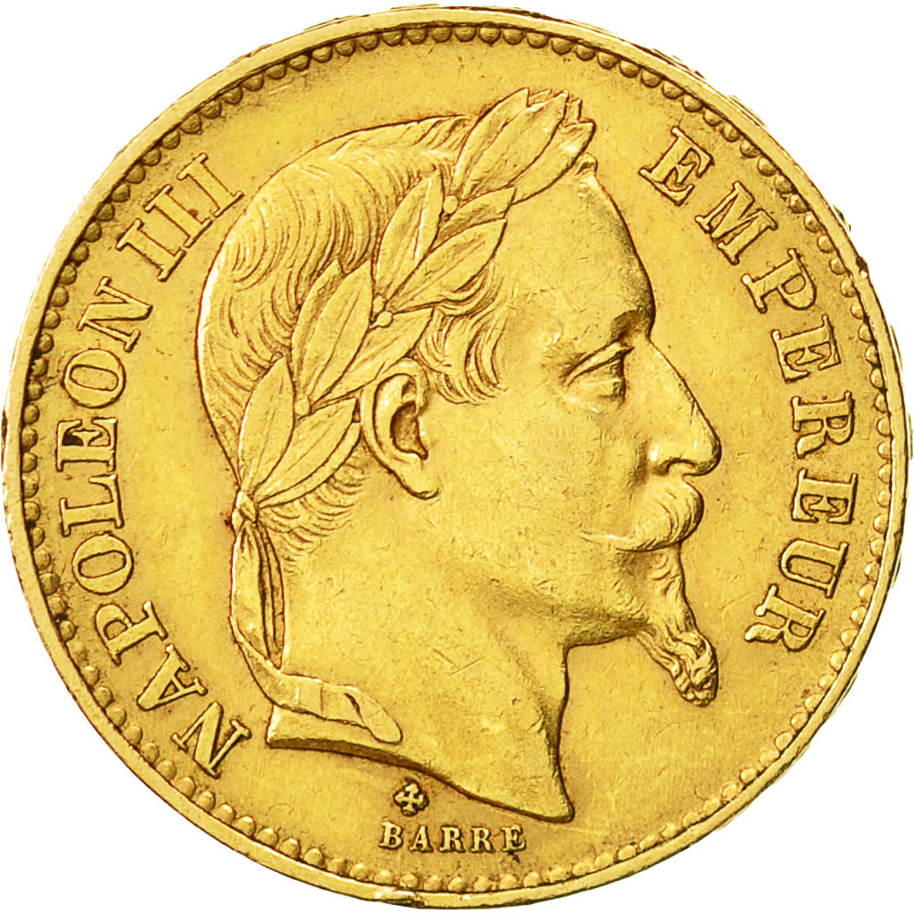Coin, France, Napoleon III, Napoléon III, 20 Francs, 1869, Strasbourg