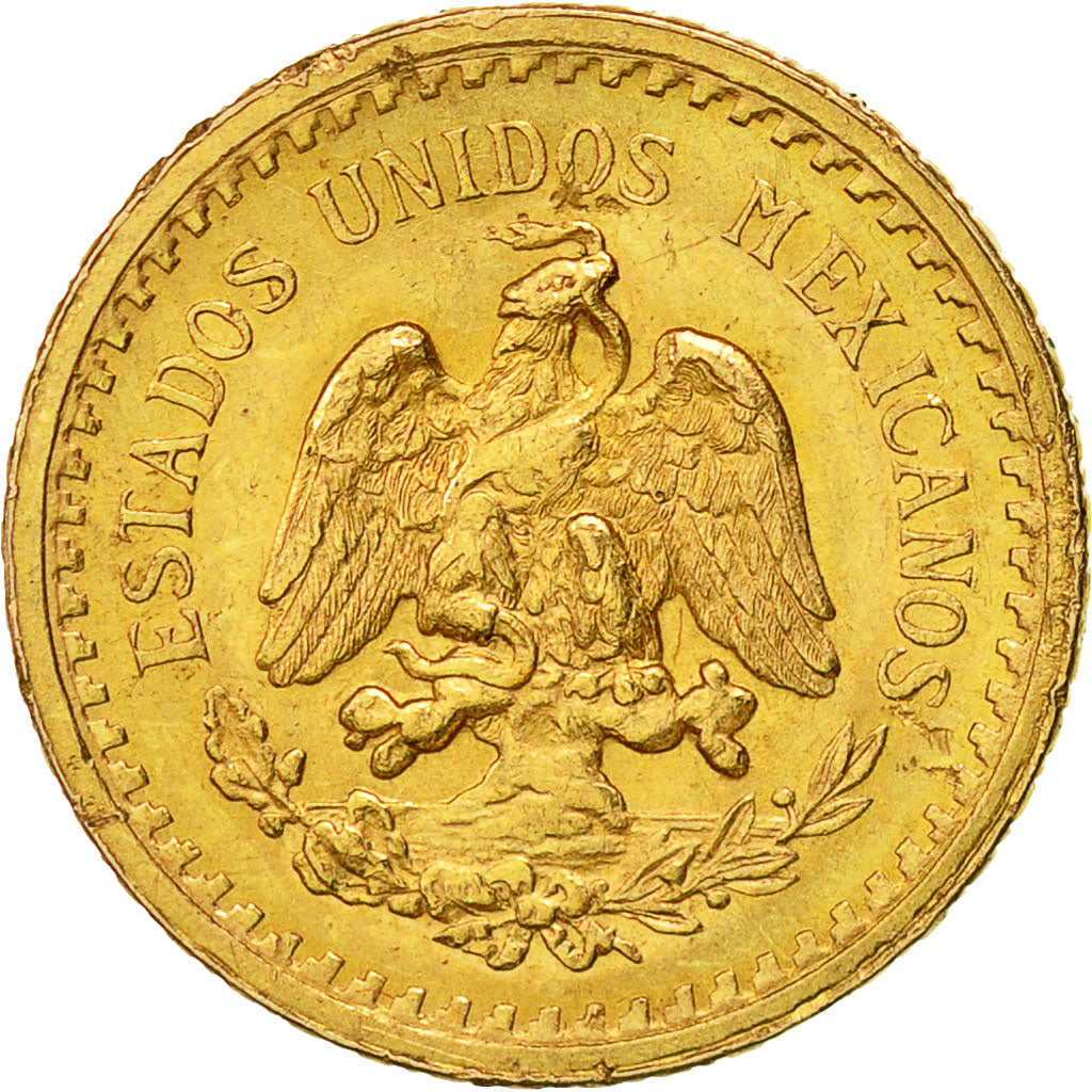 Monnaie, Mexique, 2-1/2 Pesos, 1945, Mexico City, SUP, Or, KM:463