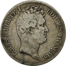 Coin, France, Louis-Philippe, 5 Francs, 1831, Paris, VF(20-25), Silver
