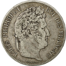 Monnaie, France, Louis-Philippe, 5 Francs, 1836, Strasbourg, TB+, Argent