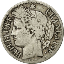 Monnaie, France, Cérès, Franc, 1851, Paris, TB, Argent, KM:759.1, Gadoury:457