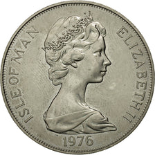 Coin, Isle of Man, Elizabeth II, Crown, 1976, Pobjoy Mint, MS(60-62)