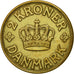 Moneta, Danimarca, Christian X, 2 Kroner, 1925, Copenhagen, SPL-