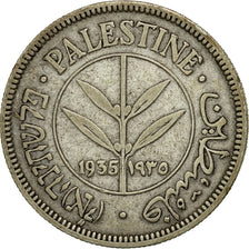 Coin, Palestine, 50 Mils, 1935, EF(40-45), Silver, KM:6