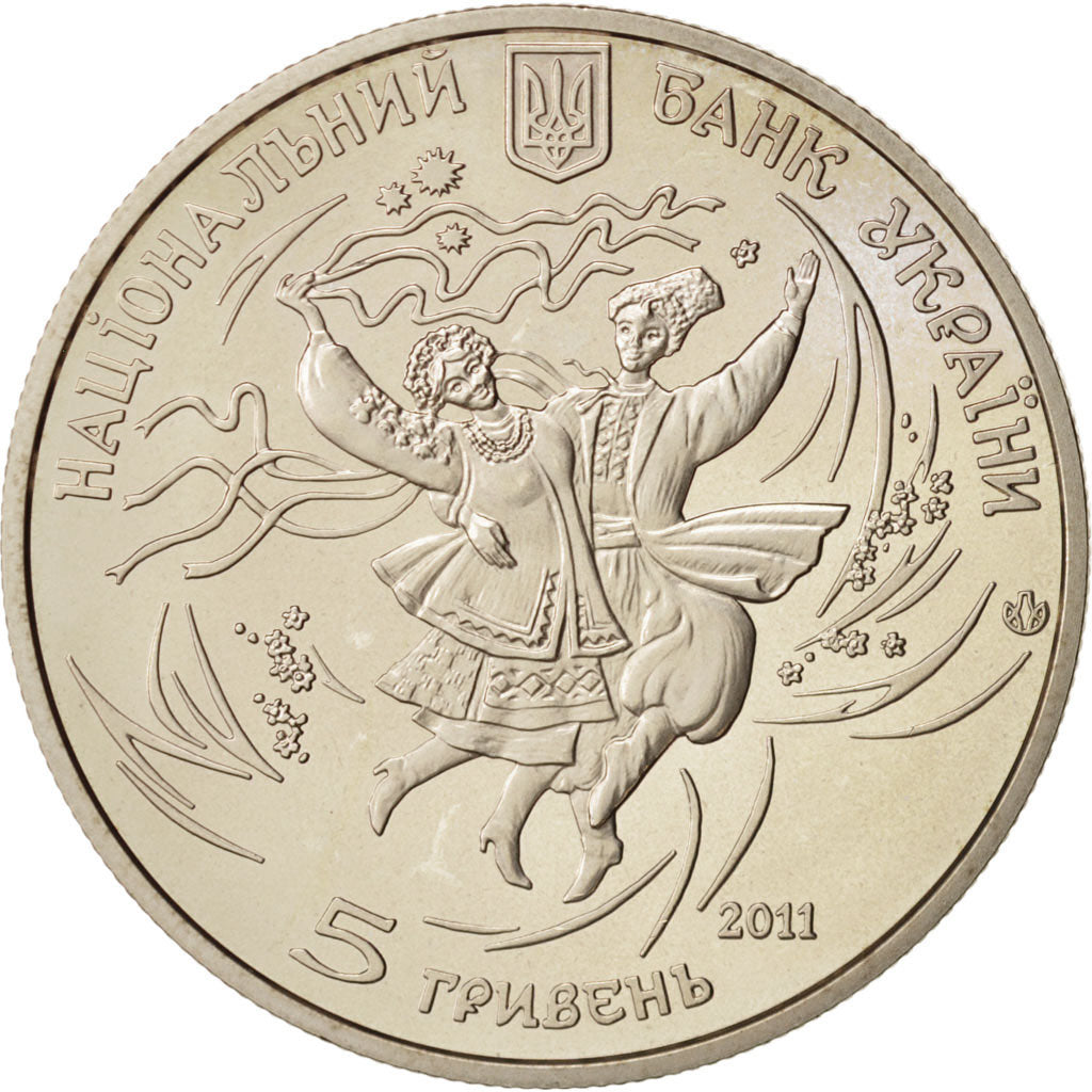 Monnaie, Ukraine, 5 Hryven, 2011, Kyiv, SPL, Copper-Nickel-Zinc, KM:627