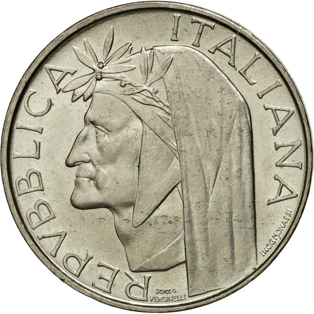 Coin, Italy, 500 Lire, 1965, Rome, MS(63), Silver, KM:100