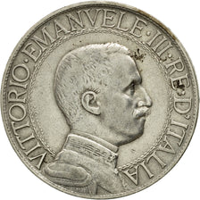Coin, Italy, Vittorio Emanuele III, Lira, 1913, Rome, AU(50-53), Silver, KM:45