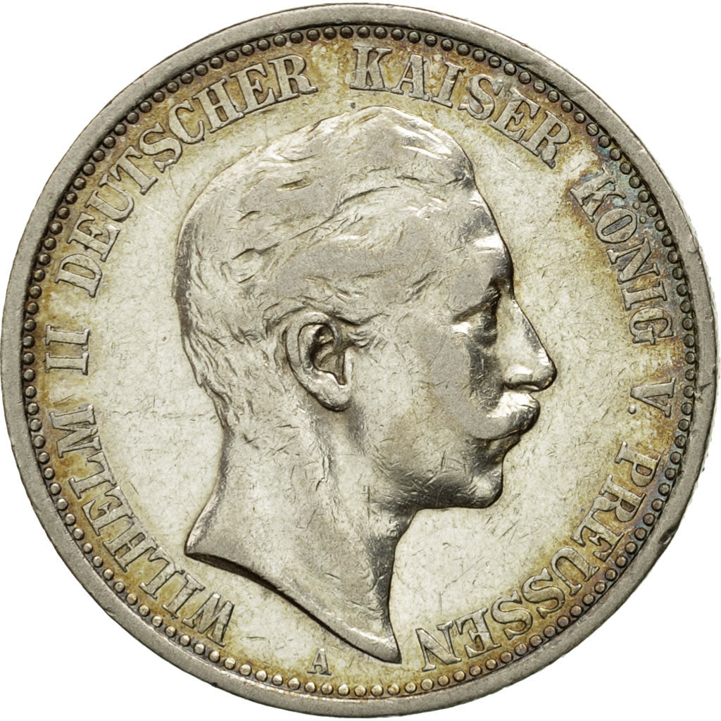 Coin, German States, PRUSSIA, Wilhelm II, 2 Mark, 1905, Berlin, EF(40-45)