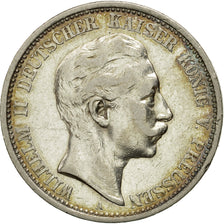 Moneda, Estados alemanes, PRUSSIA, Wilhelm II, 2 Mark, 1905, Berlin, MBC, Plata