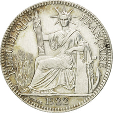Monnaie, FRENCH INDO-CHINA, 10 Cents, 1922, Paris, SUP+, Argent, KM:16.1