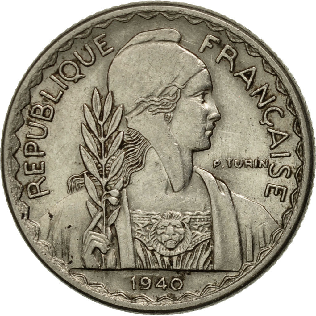 Moneta, INDOCINA FRANCESE, 10 Cents, 1940, Paris, SPL-, Nichel, KM:21.1