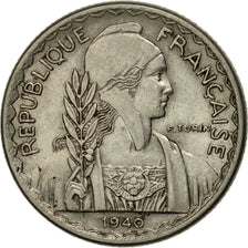 Moneta, INDOCINA FRANCESE, 10 Cents, 1940, Paris, SPL-, Nichel, KM:21.1