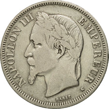 Coin, France, Napoleon III, Napoléon III, 2 Francs, 1866, Bordeaux, VF(30-35)