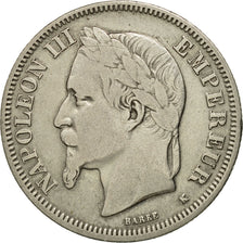 Monnaie, France, Napoleon III, Napoléon III, 2 Francs, 1866, Bordeaux, TB+