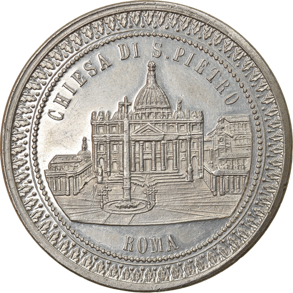 Vatican, Médaille, Pape Léon XIII, Chiesa di San Pietro, Roma, Religions &