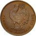 Coin, Cameroon, 50 Centimes, 1943, Pretoria, AU(50-53), Bronze, KM:6