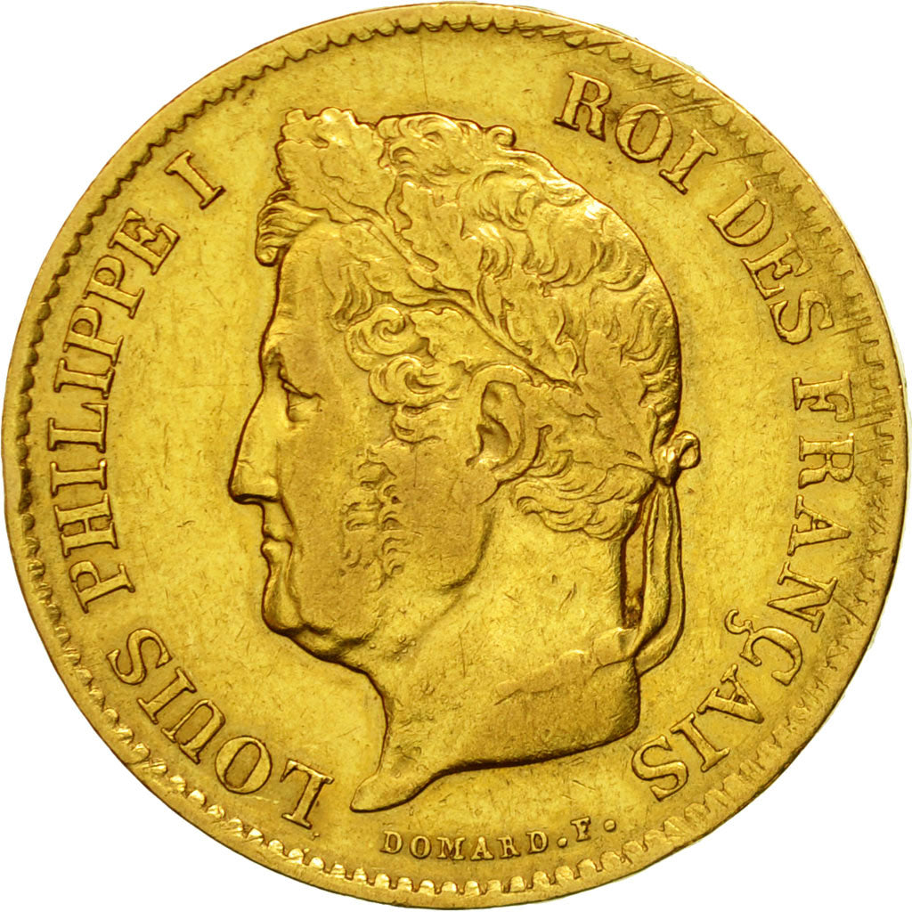 Münze, Frankreich, Louis-Philippe, 40 Francs, 1836, Paris, SS, Gold, KM:747.1