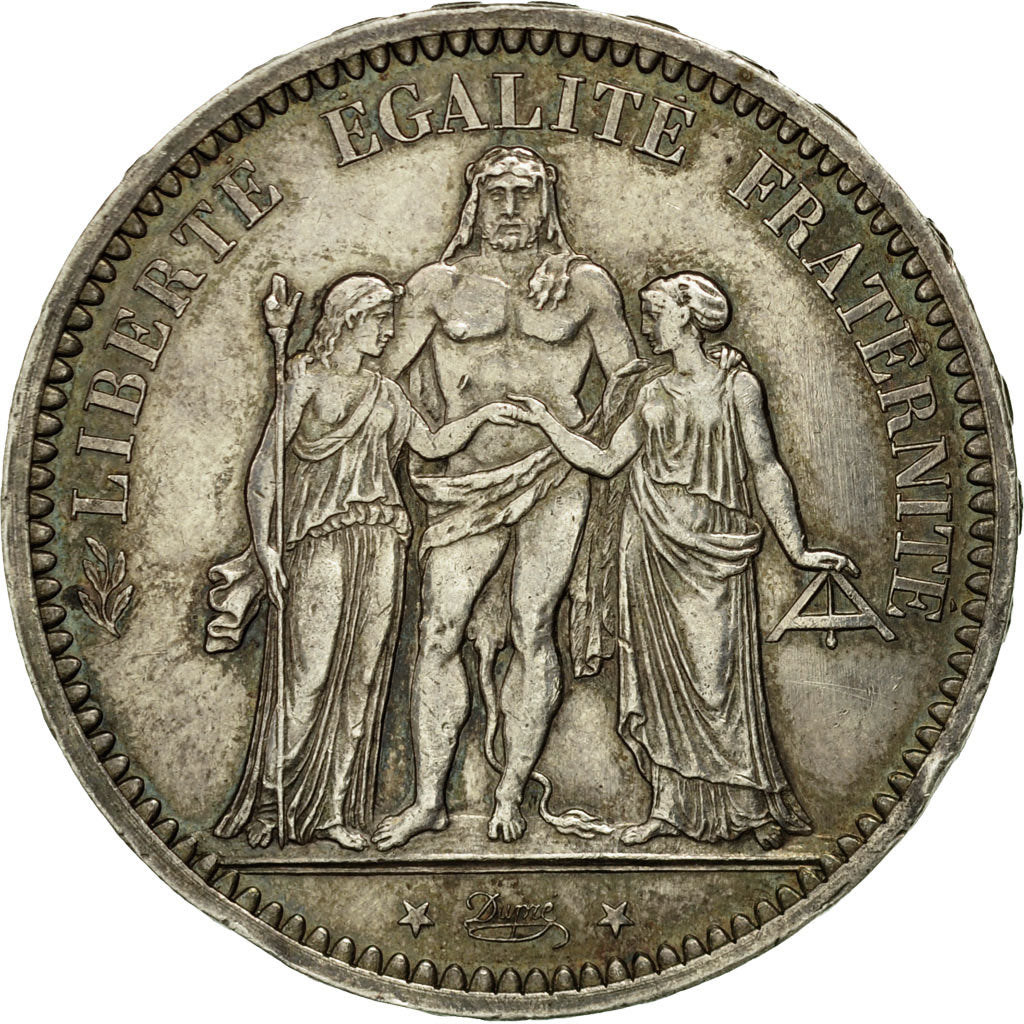 Coin, France, Hercule, 5 Francs, 1873, Paris, AU(55-58), Silver, KM:820.1