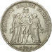Monnaie, France, Hercule, 5 Francs, 1873, Bordeaux, TTB, Argent, KM:820.2