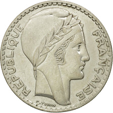Coin, France, Turin, 20 Francs, 1938, Paris, EF(40-45), Silver, KM:879