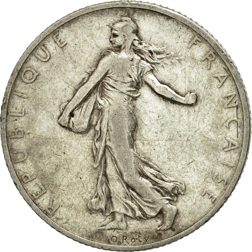 Münze, Frankreich, Semeuse, 2 Francs, 1909, Paris, SS, Silber, KM:845.1