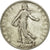 Munten, Frankrijk, Semeuse, 2 Francs, 1909, Paris, ZF, Zilver, KM:845.1