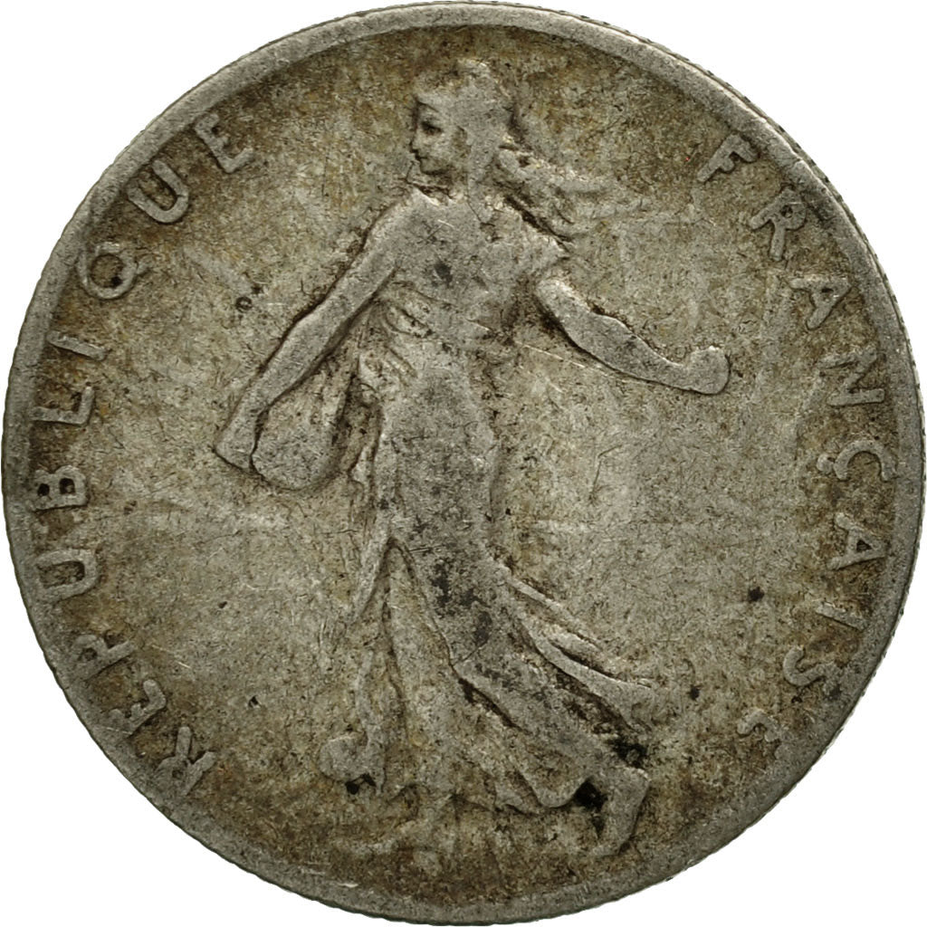 Coin, France, Semeuse, 50 Centimes, 1906, Paris, VF(30-35), Silver, KM:854
