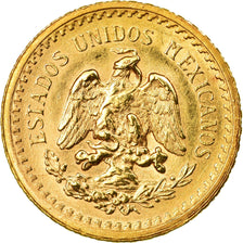 Moneta, Messico, 2-1/2 Pesos, 1945, Mexico City, SPL, Oro, KM:463