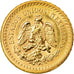 Moneta, Messico, 2-1/2 Pesos, 1945, Mexico City, SPL, Oro, KM:463
