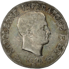 Monnaie, États italiens, KINGDOM OF NAPOLEON, Napoleon I, 5 Lire, 1810
