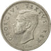 Moneta, Sudafrica, George VI, 5 Shillings, 1952, BB+, Argento, KM:41
