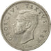 Munten, Zuid Afrika, George VI, 5 Shillings, 1952, ZF+, Zilver, KM:41