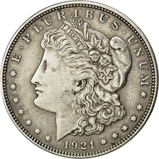 Coin, United States, Morgan Dollar, Dollar, 1921, U.S. Mint, Philadelphia