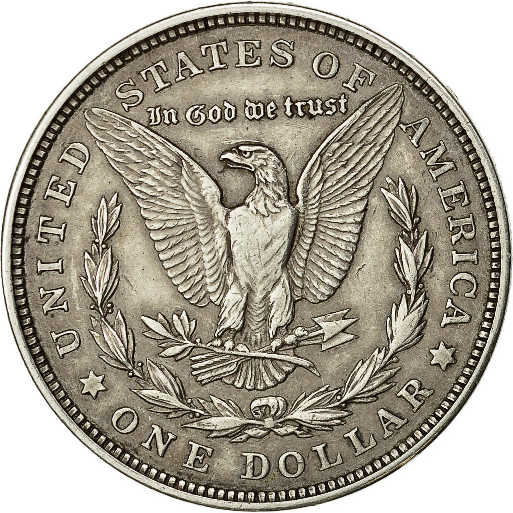 Coin, United States, Morgan Dollar, Dollar, 1921, U.S. Mint, Philadelphia