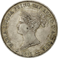 Monnaie, États italiens, PARMA, Maria Luigia, Lira, 1815, Milan, SUP, Argent