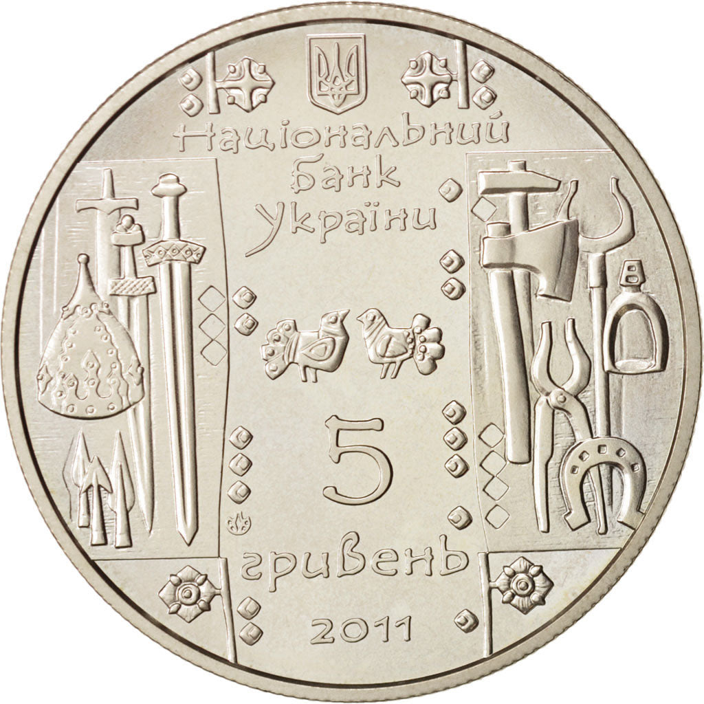 Monnaie, Ukraine, 5 Hryven, 2011, Kyiv, SPL, Copper-Nickel-Zinc, KM:615