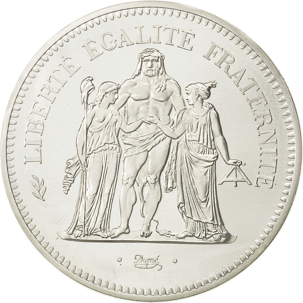 Coin, France, 50 Francs, 1980, Pessac, MS(65-70), Silver, KM:P680