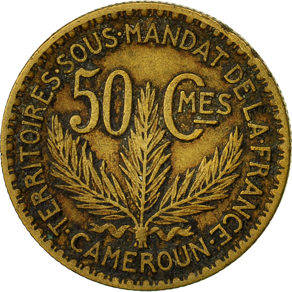 Moneta, Camerun, 50 Centimes, 1924, Paris, BB, Alluminio-bronzo, KM:1