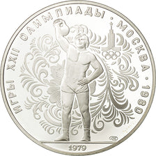 Coin, Russia, 10 Roubles, 1979, Leningrad, MS(65-70), Silver, KM:172