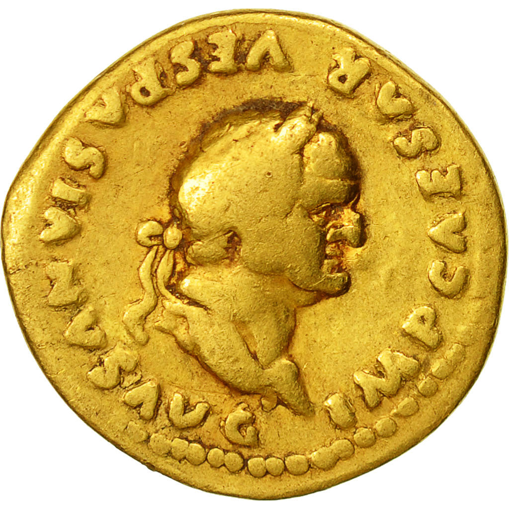 Monnaie, Vespasien, Aureus, 75-79, Rome, TB+, Or, RIC:121