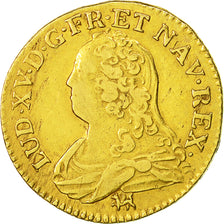 Münze, Frankreich, Louis XV, Louis d'or aux lunettes, Louis d'Or, 1726, La