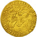 Coin, France, Aquitaine, Edward III, Léopard d'or, 1357, Bordeaux, AU(55-58)