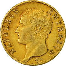 Moneda, Francia, Napoléon I, 40 Francs, 1805, Paris, MBC, Oro, KM:664.1