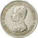 Coin, Thailand, Rama V, Baht, 1906, EF(40-45), Silver, KM:34a