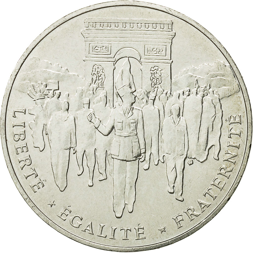 Coin, France, Libération de Paris, 100 Francs, 1994, MS(60-62), Silver