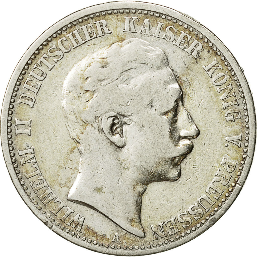 Coin, German States, PRUSSIA, Wilhelm II, 2 Mark, 1902, Berlin, EF(40-45)
