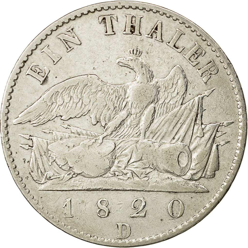 Moneta, Stati tedeschi, PRUSSIA, Friedrich Wilhelm III, Thaler, 1820